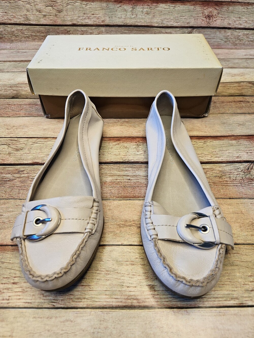 Franco Sarto Levita leather loafers